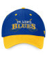 Men's Blue/Gold St. Louis Blues Heritage vintage-like Flex Hat