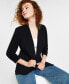 Women's Knit 3/4-Sleeve Boyfriend Blazer, Created for Macy's