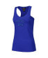 Women's Royal Seattle Seahawks Triple Tonal Racerback Tank Top