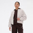 New Balance Women's Linear Heritage Woven Bomber Jacket