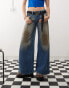 Cheap Monday Poser mid rise wide leg skater jeans in grime blue wash