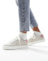 Calvin Klein Jeans classic cupsole lace up trainers in multi