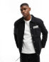 Deus Ex Machina amped coach jacket in black