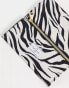 Макияжная коробка Flat Lay Co. X ASOS - Zenith Makeup Case Zebra.