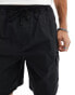 River Island cargo shorts in black