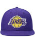 Men's Purple Los Angeles Lakers Ground 2.0 Snapback Hat