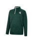 Men's Green Michigan State Spartans Rebound Quarter-Snap Jacket