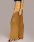 Women's Wide-Leg Satin Pants