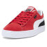 Puma Suede Pinstripe Sports Club Lace Up Mens Red Sneakers Casual Shoes 3988730