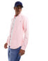 Polo Ralph Lauren player logo slim fit oxford shirt button-down in pink