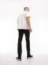 Topman skinny jeans in washed black