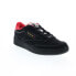 Reebok Club C Revenge Mens Black Suede Lace Up Lifestyle Sneakers Shoes