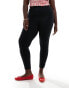 COLLUSION Plus deep waistband legging in black