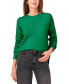 Women's Ribbed Crewneck Long-Sleeve Sweater