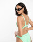 Nike Swimming Essentials bralette bikini top in green