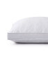 2 Pack Medium Density Goose Feather Gusset Pillows, Standard