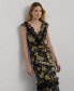 Women's Tiered Ruffled Floral Gown