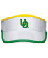 Men's White Oregon Ducks Daybreak Adjustable Visor