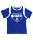 Fanatics Toddler Boys and Girls Royal/Gray Los Angeles Dodgers Bases Loaded T-Shirt Shorts Set