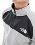 The North Face Training Reaxion 1/4 zip fleece in grey