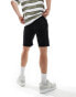 French Connection jersey shorts in black