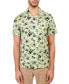 Men's Arlington Slim-Fit Stretch Rose-Print Button-Down Camp Shirt