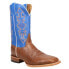 Justin Boots Dayne Square Toe Cowboy Mens Blue, Brown Casual Boots JP2502