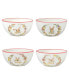 Easter Garden 6" Assorted Ice Cream Bowls, Set of 4