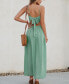 Women's Front Twist & Keyhole Maxi Beach Dress