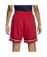 Women's Red USA Basketball Authentic Practice Crossover Shorts