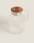 Borosilicate glass jug with filter