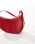 Pull&Bear shoulder saddle bag in red