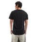 Vans arched line logo t-shirt in black