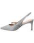 Stuart Weitzman Crystalline 75 Mesh Slingback Pump Women's