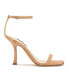 Women's Yess Square Toe Tapered Heel Dress Sandals