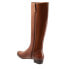 Trotters Misty Wide T2261-215 Womens Brown Narrow Leather Knee High Boots