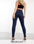 ASOS DESIGN Hourglass push up skinny jean in blue - MBLUE