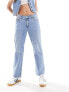 JJXX Nice straight fit cropped jeans in medium blue