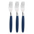 TRAMONTINA Ipannema 19.1 cm Polished Stainless Steel Fork Set 3 Units