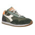 Diadora Equip H Dirty Stone Wash Evo Lace Up Mens Green Sneakers Casual Shoes 1