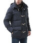 Men Hooded Toggle Down Parka Coat