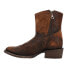 Corral Boots Round Toe Cowboy Booties Womens Brown Casual Boots C1064