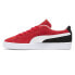 Puma Suede Pinstripe Sports Club Lace Up Mens Red Sneakers Casual Shoes 3988730