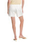 Lucy Paris Kelia Linen Short Women's White L