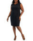 Plus Size Sleeveless Sheath Dress