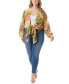 Trendy Plus Size Agnette High-Low Kimono