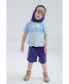 Boys Hooded Cosplay T-Shirt and French Terry Shorts Outfit Set to