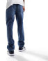 ASOS DESIGN straight leg jeans in mid wash blue