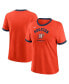 Women's Orange Houston Astros 2024 City Connect Ringer Tri-Blend T-Shirt