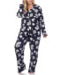 Женская пижама White Mark plus Size Long Sleeve Floral Pajama Set, 2-Piece